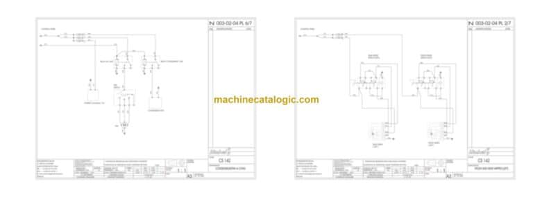 Dynapac CS142 Compaction Full Schematics Diagrams (Electrical and Hydraulic)