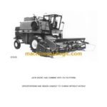 John Deere 4420 Combine with 215 Platform Parts Catalog (PC1745)