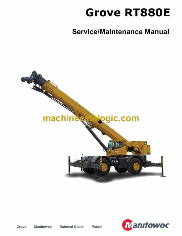 Grove RT880E Crane Service and Maintenance Manual