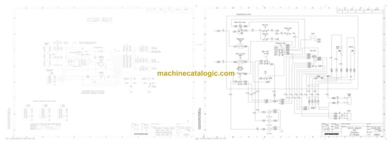 Dynapac CC422 Compaction Full Schematics Diagrams (Electrical and Hydraulic)