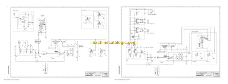 Dynapac CC1300 VI Compaction Full Schematics Diagrams (Electrical and Hydraulic)