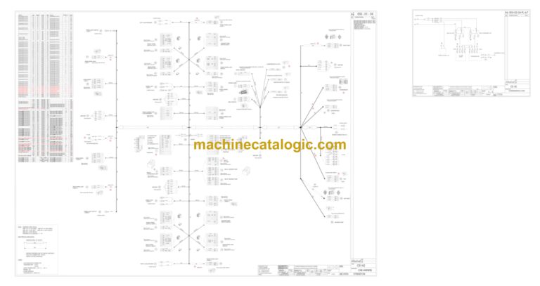 Dynapac CS1400 Compaction Full Schematics Diagrams (Electrical and Hydraulic)