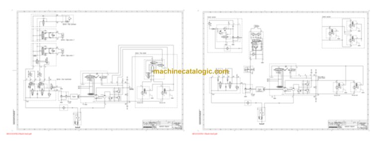 Dynapac CC1300C Compaction Full Schematics Diagrams (Electrical and Hydraulic)