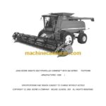 John Deere 9650 CTS Self Propelled Combine Parts Catalog (PC2803)