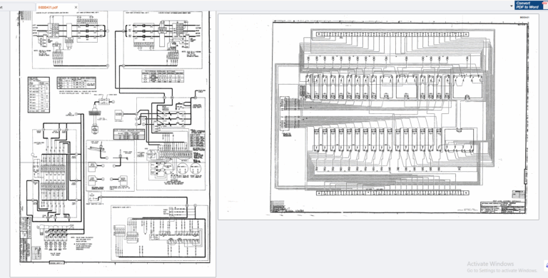 Caterpillar (bucyrus) miner equipment diagrams