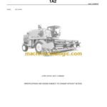 John Deere 6622 Combine Parts Catalog (PC1746)