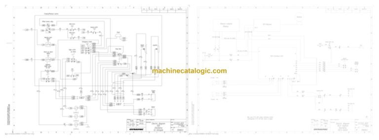 Dynapac CC424CHF Compaction Full Schematics Diagrams (Electrical and Hydraulic)