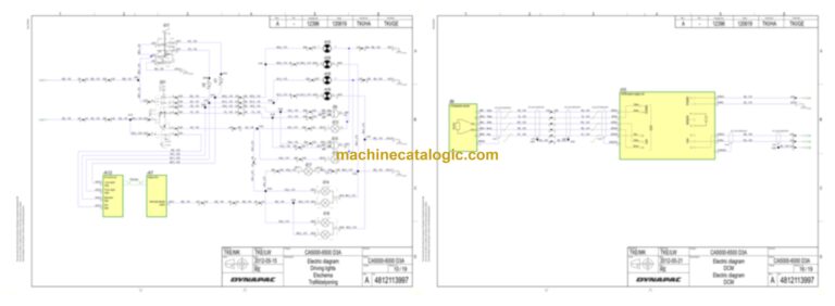 Dynapac CA362DCO Compaction Electrical Schematics Diagrams