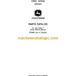 John Deere TH 6X4 Gator Utility Vehicle Diesel Parts Catalog (PC9602)