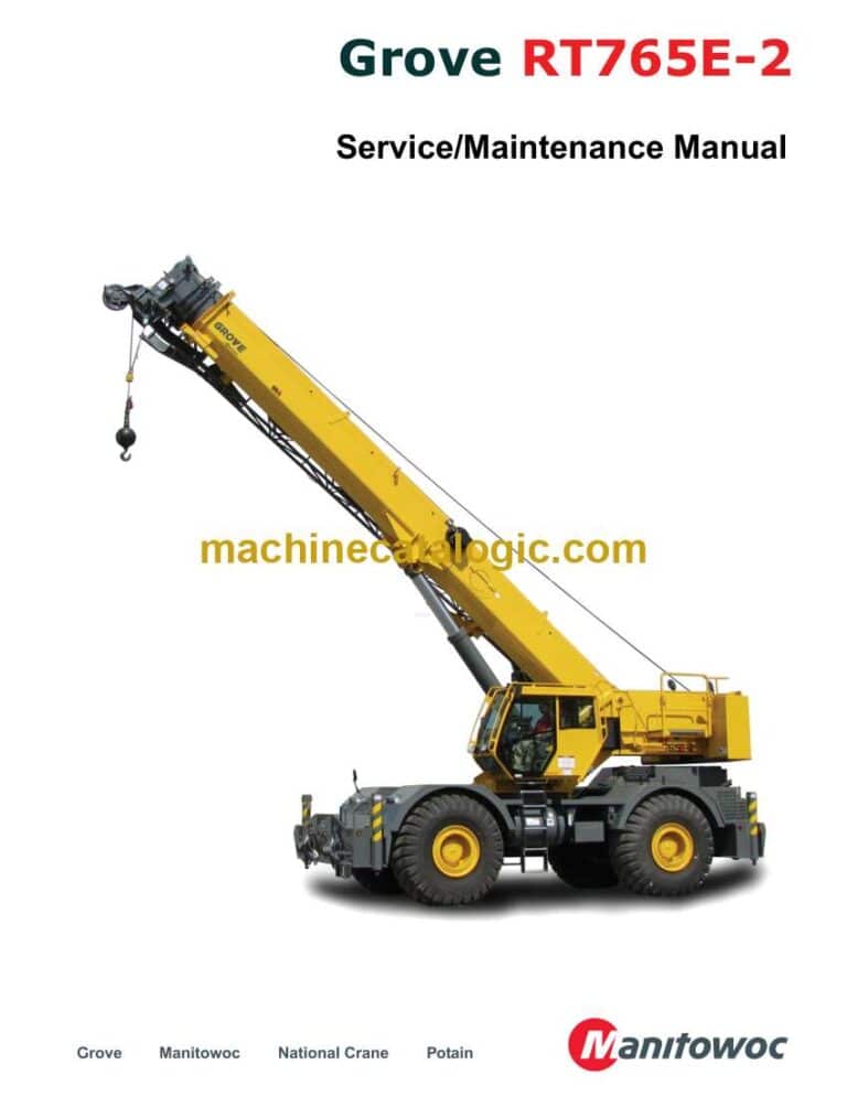 Grove RT765E-2 Crane Service and Maintenance Manual