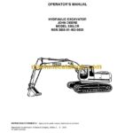 John Deere 330LCR Hydrostatic Excavator Technical Operators Manual (TM 5-3805-281-10)