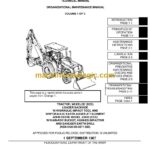 John Deere JD410 Backhoe Loader Organizational Maintenance Manual (TM5-2420-222-20-1)