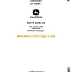 John Deere 3520 Sugar Cane Harvester Parts Catalog (PC9719)