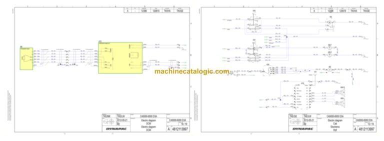 Dynapac CA362PDB Compaction Electrical Schematics Diagrams