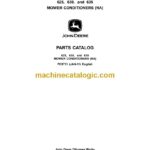 John Deere 625, 630, 635 Mower Conditioner Parts Catalog (PC9711)