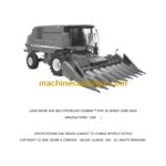 John Deere 9450 Self Propelled Combine Parts Catalog (PC2800)
