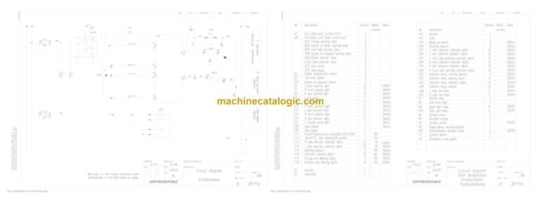 Dynapac CC722C Compaction Full Schematics Diagrams (Electrical and Hydraulic)
