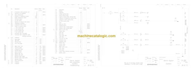 Dynapac CA300D Compaction Full Schematics Diagrams (Electrical and Hydraulic)