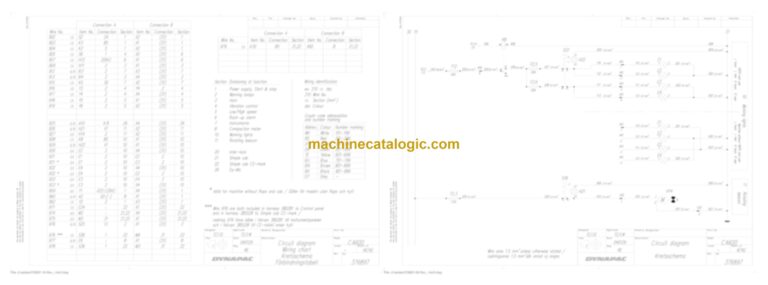 Dynapac CA5000D Compaction Full Schematics Diagrams (Electrical and Hydraulic)