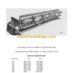 John Deere 224 Rigid Cutterbard Platform Parts Catalog (PC1558)