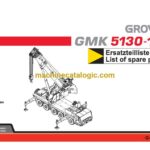 Grove GMK5130-1 Crane Parts Catalog