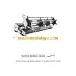 John Deere 918, 920 Draper Platforms Parts Catalog (PC2212)