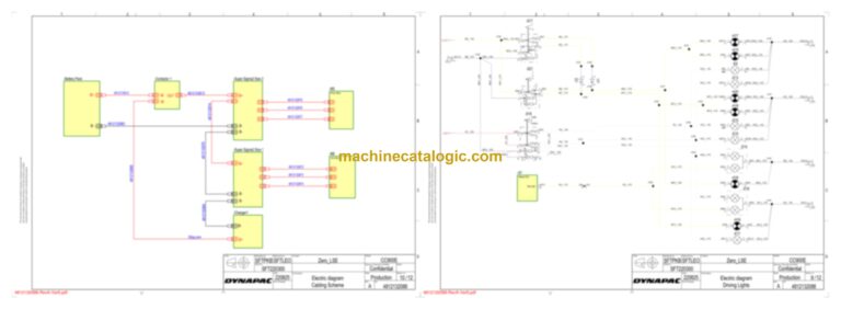 Dynapac CC900 Plus Compaction Full Schematics Diagrams (Electrical and Hydraulic)