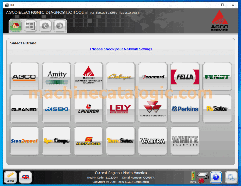 Agco EDT (Electronic Diagnostic Tool) v07.2025