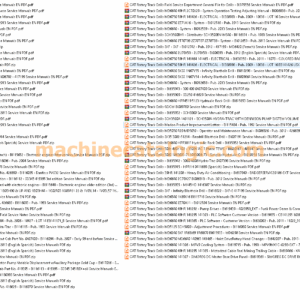 Caterpillar (Bucyrus) Rotary Track Drills Service Manuals PDF Collection (5.47 GB)