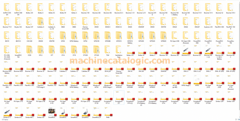 Epiroc Media Book (Removal & Installation Instructions) - 23.3 GB PDF Collection