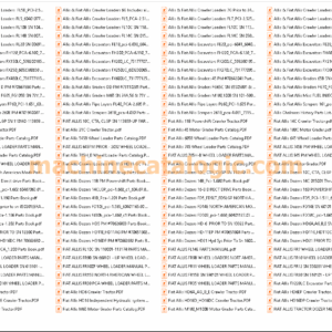 Fiat-Allis & Allis-Chalmers Service Manual and Parts Catalog PDF Archive (28.6 GB)