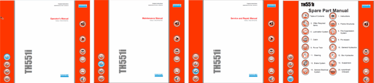 Sandvik TH551i Underground Truck Full Documents (Service, Operator, Maintenance Manual and Parts Catalog) [T951D114]