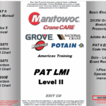 Grove PAT LMI Level 2 Manuals (TMS870, RT890E, DS350 Load Chart, PAT 2 System Manual)