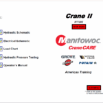 Grove RT600E Crane Service, Operators Manual, Load Chart, Schematics, Technical Training