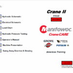 Grove RT800E Crane Service Manual (RU) Operators Manual, Load Chart, Schematics, Technical Training