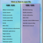 Grove GMK6300-R1 Crane Maintenance, Operator and Technical Training