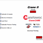 Grove RT900E Crane Operators Manual, Load Chart, Schematics, Technical Training