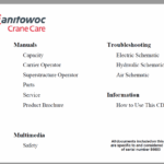 Grove AT9120E Crane Full Manual (Service, Parts Operators Manual)