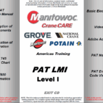Grove PAT LMI Level 1 Manuals (RT745 Load Chart, RT600 Schematics, PAT LMI System Manual)