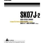 Komatsu SK07J-2 Skid Steer Loader Operation and Maintenance Manual (WEAM001901)