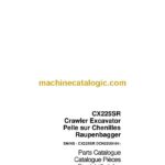 Case CX225SR Crawler Excavator Parts Catalog (Cre 7-8380)