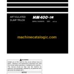 Komatsu HM400-3R Dump Truck Operation and Maintenance Manual (PEN00635-24)