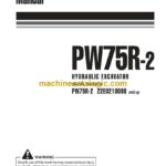 Komatsu PW75R-2 Operation and Maintenance Manual (WEAM001404)