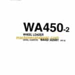 Komatsu WA450-2 Wheel Loader Operation and Maintenance Manual (SEAD042KD200)