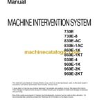 Komatsu 730E, 730E-8, 830E-AC, 830E-1AC, 860E-1K, 860E-1KT, 930E-4, 960E-1K, 960E-2K, 960E-2KT Dump Truck Operation and Maintenance Manual (CEAM031802)