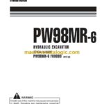 Komatsu PW98MR-6 Hydraulic Excavator Operation and Maintenance Manual (WEAM008200)