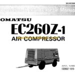 Komatsu EC260Z-1 Air Compressor Operation and Maintenance Manual (SEAM0680KR00)