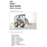 Case 445, 445CT Skid Steer Parts Catalog (7-9162ML)