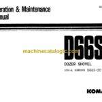 Komatsu D66S-1 Dozer Shovel Operation and Maintenance Manual (SEAM026800P)