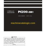 Komatsu PC200-8M1 Hydraulic Excavator Operation and Maintenance Manual (PENC0031-00)